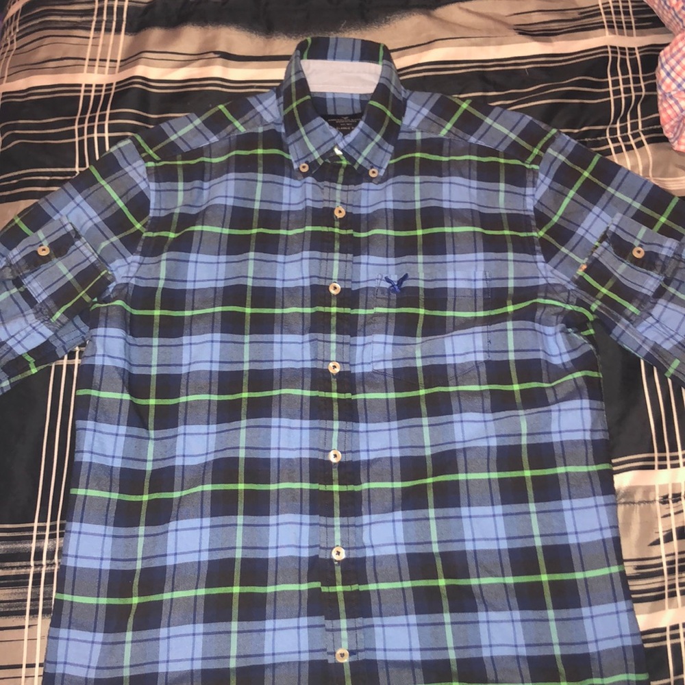 american eagle button down